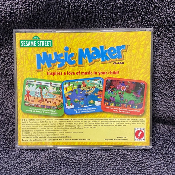 CD ROM PC Game Sesame Street - Picture 4 of 4